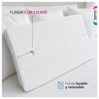 Almohada Mini Cervical ABI 50x30cm - Espuma Memory Foam de Doble Altura