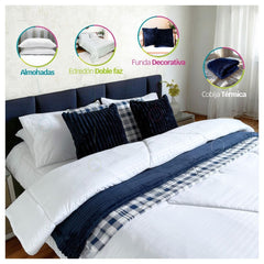 Súper Combo Cama Doble 140x190cm