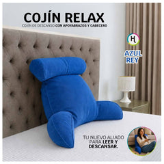Cojín TV con Apoyabrazos y Cabecero Ergonómico