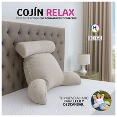 Cojín TV con Apoyabrazos y Cabecero Ergonómico