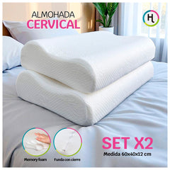 Almohada Cervical Memory Foam - Viscoelástica