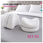 Cojín Soporte de Pierna y Rodilla Memory Foam