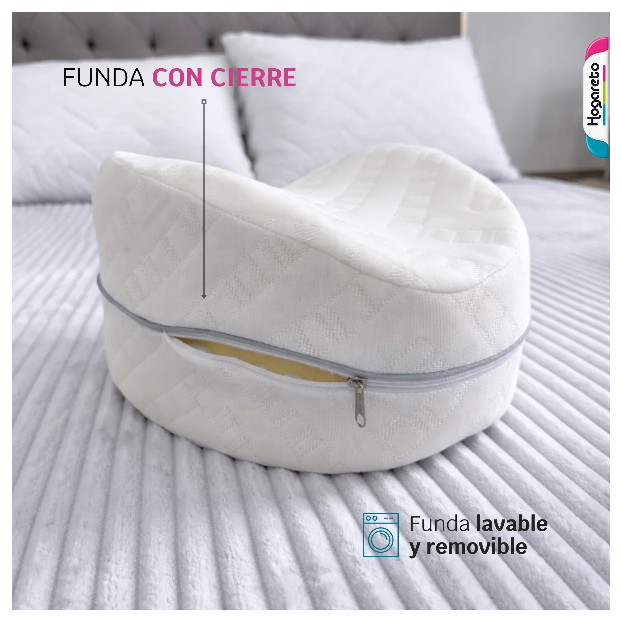 Cojín Soporte de Pierna y Rodilla Memory Foam
