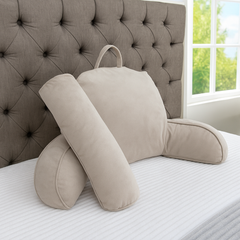 Cojín de Descanso con Apoya Brazos y Cabecero - Relax Beige