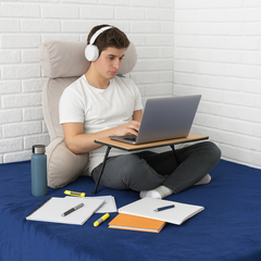 Cojín de Descanso con Apoya Brazos y Cabecero - Relax Beige