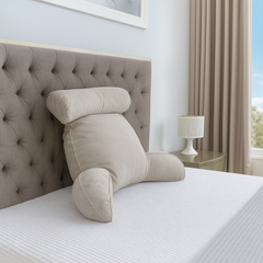 Cojín de Descanso con Apoya Brazos y Cabecero - Relax Beige