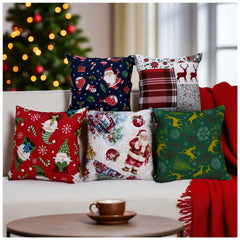 Set x 5 Cojines Navideños – Surtidos 🎄