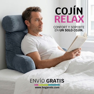 Cojín TV con Apoyabrazos y Cabecero Ergonómico