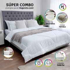 Súper Combo Armonía Cama Doble 140x190cm