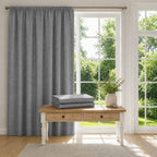 Cortinas 100% Blackout Gris Oscuro Jaspe – Privacidad Total - 270x220cm