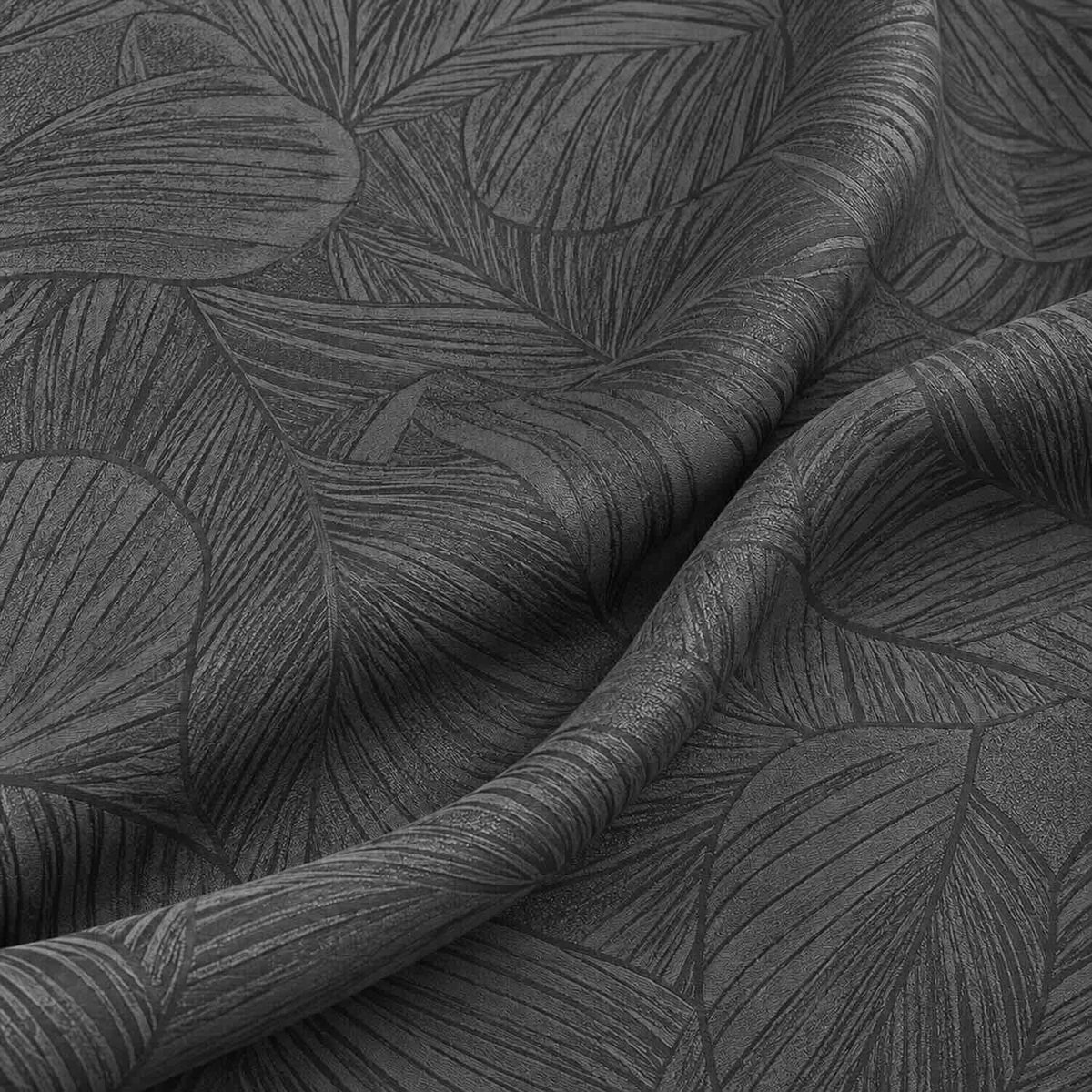 Cortinas Jacquard Diseño Hojas- 270x220cm