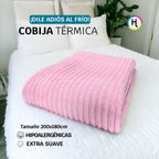 Cobija Térmica Acanalada Extra Suave 200x180cm