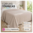 Cobijas Térmicas Extra Suaves - Emilia 200x180cm