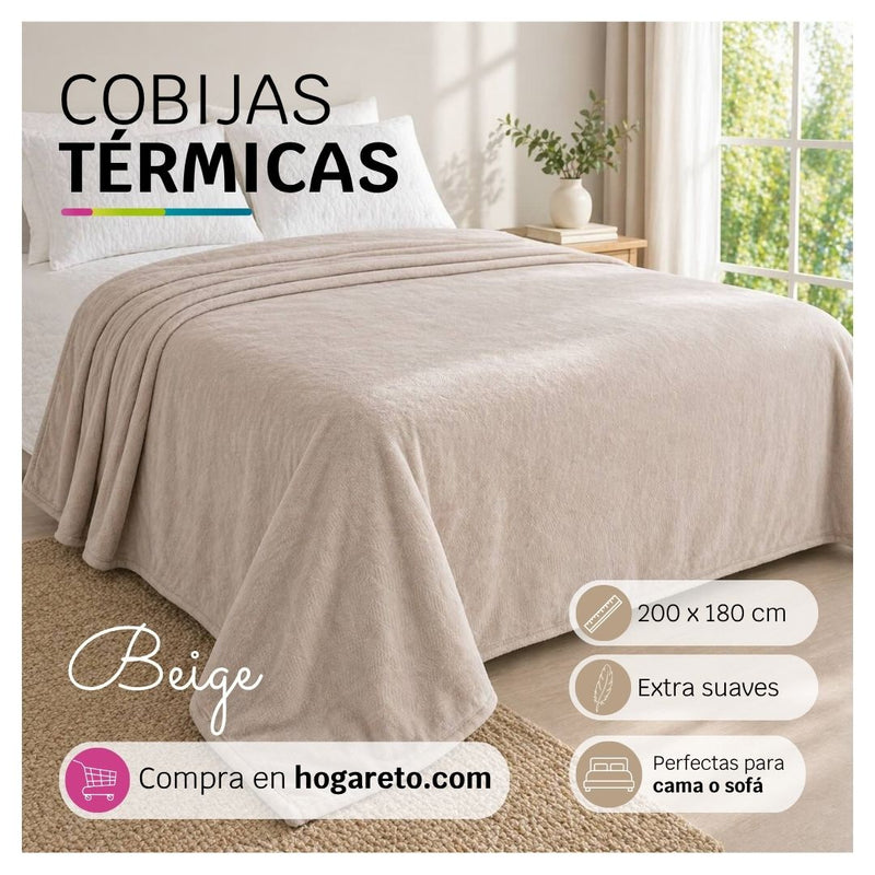 Cobijas Térmicas Extra Suaves - Emilia 200x180cm