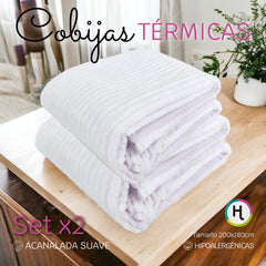 Cobijas Térmicas Set x 2
