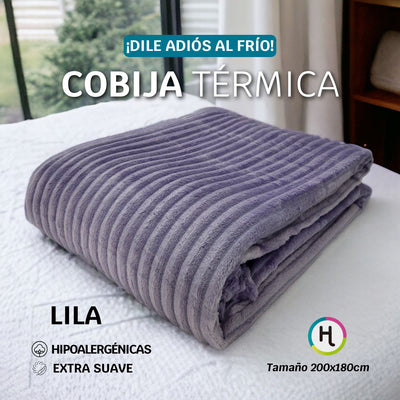Cobija Térmica Estampada y Unicolor