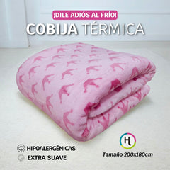 Cobija Térmica Estampada y Unicolor