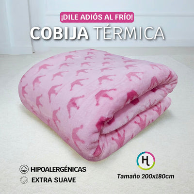 Cobija Térmica Estampada y Unicolor