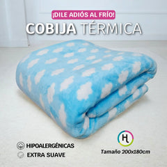 Cobija Térmica Estampada y Unicolor