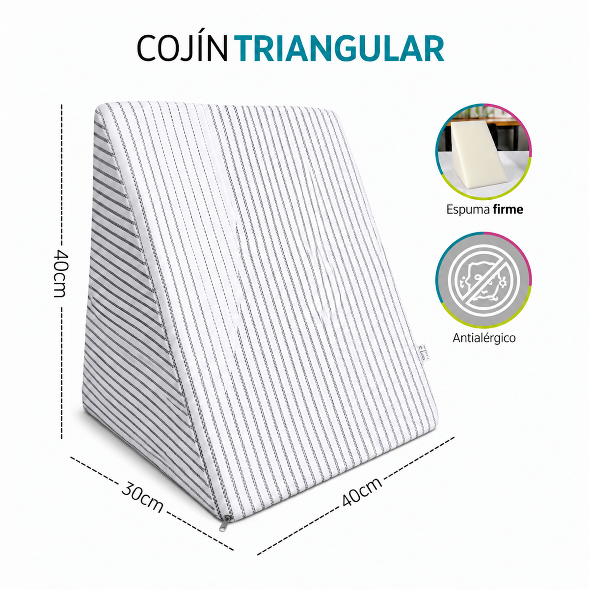 Dúo Cojines de Televisión o Triangular