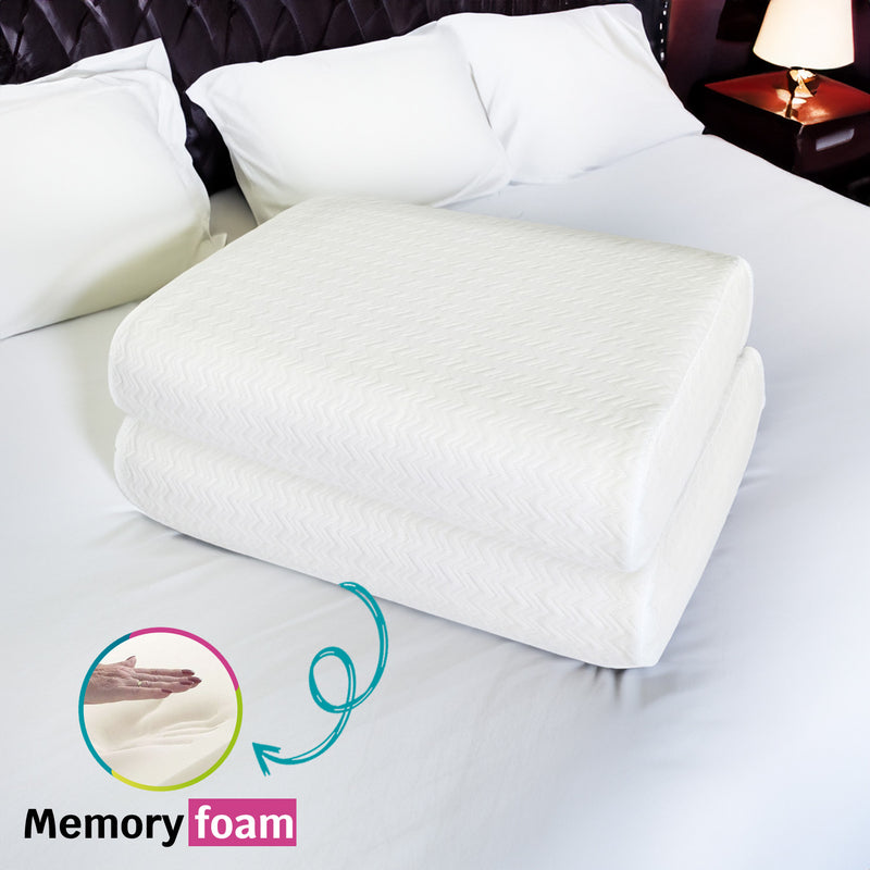 Dúo Almohadas Ortopédicas con Memory Foam - Confort