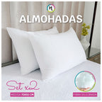 Set x 2 Almohadas siliconadas 70x50cm