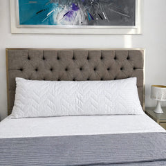 Set x 2 Protectores De Almohada Acolchado 135x50 Con Cierre