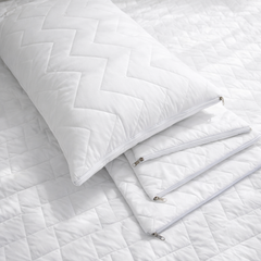 Protector  Acolchado para Almohada  90x50 Con Cierre