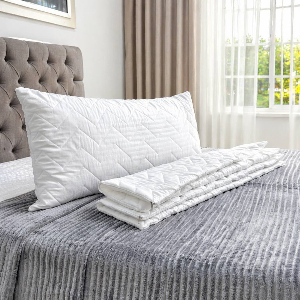 Protector Acolchado para Almohada  90x50 Con Cierre