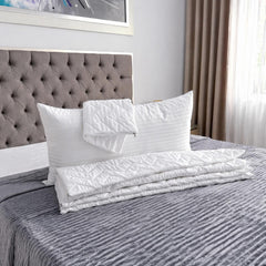 Protector  Acolchado para Almohada  90x50 Con Cierre