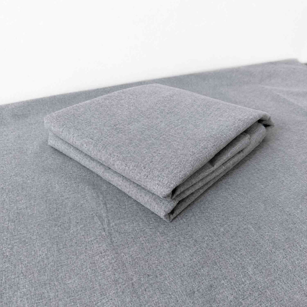 Cortinas 100% Blackout Gris Oscuro Jaspe – Privacidad Total - 270x220cm