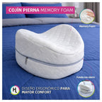 Cojín Soporte de Piernas Memory Foam