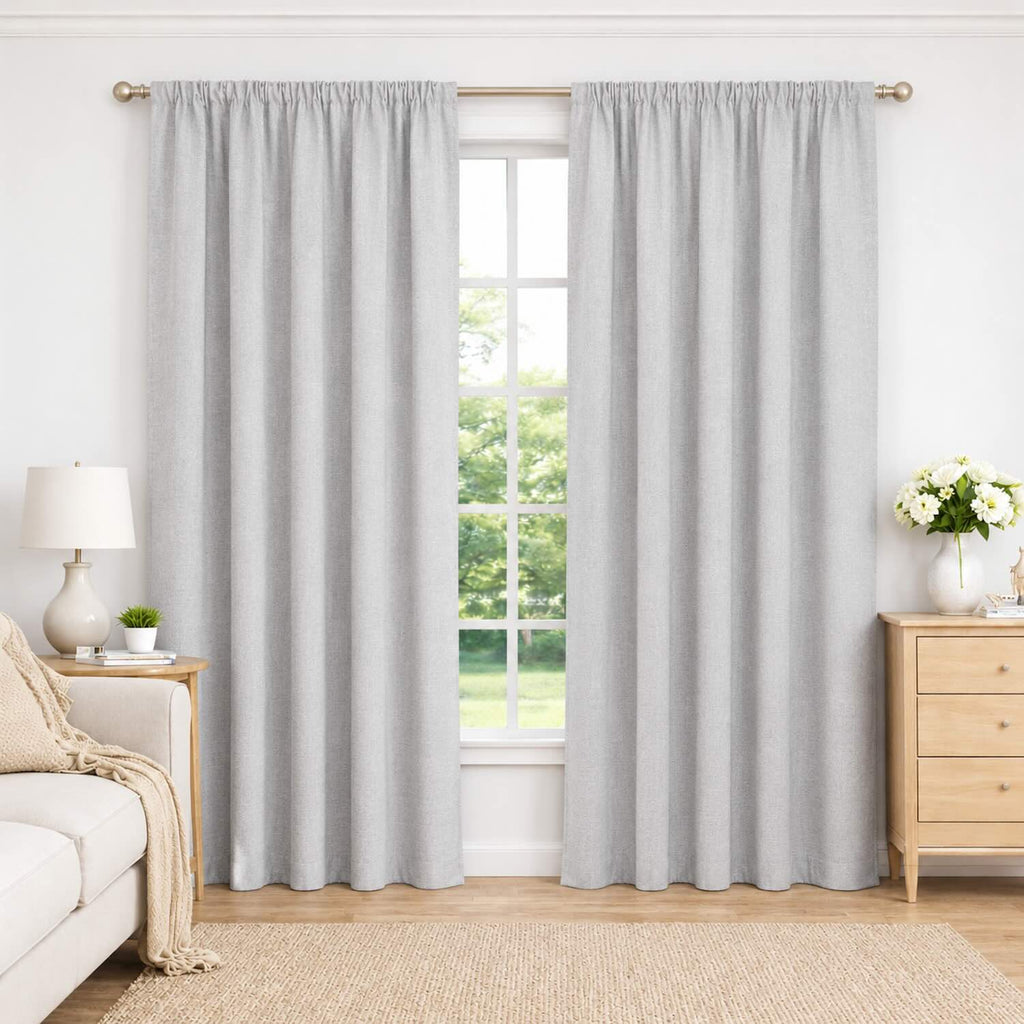 Cortinas 100% Blackout Marfil Jaspe – Privacidad Total - 270x220cm