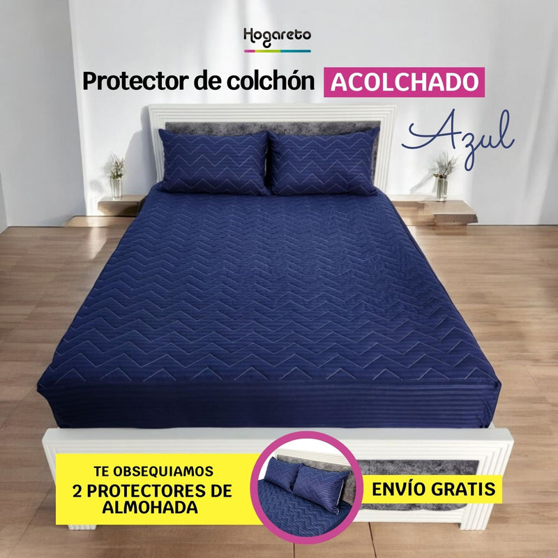 Protector de Colchón Turqui + Obsequio 2 protectores de almohadas