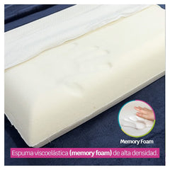 Almohada Ortopédica Plana Memory Foam