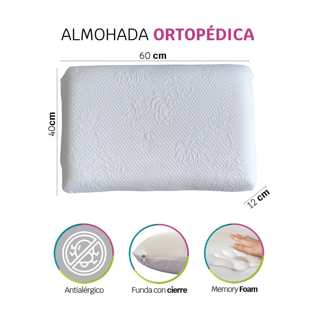 Almohada Confort Memory Foam - Viscoelástica