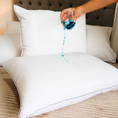 Almohadas Sensación Plumas - Tela antifluido  100% algodón