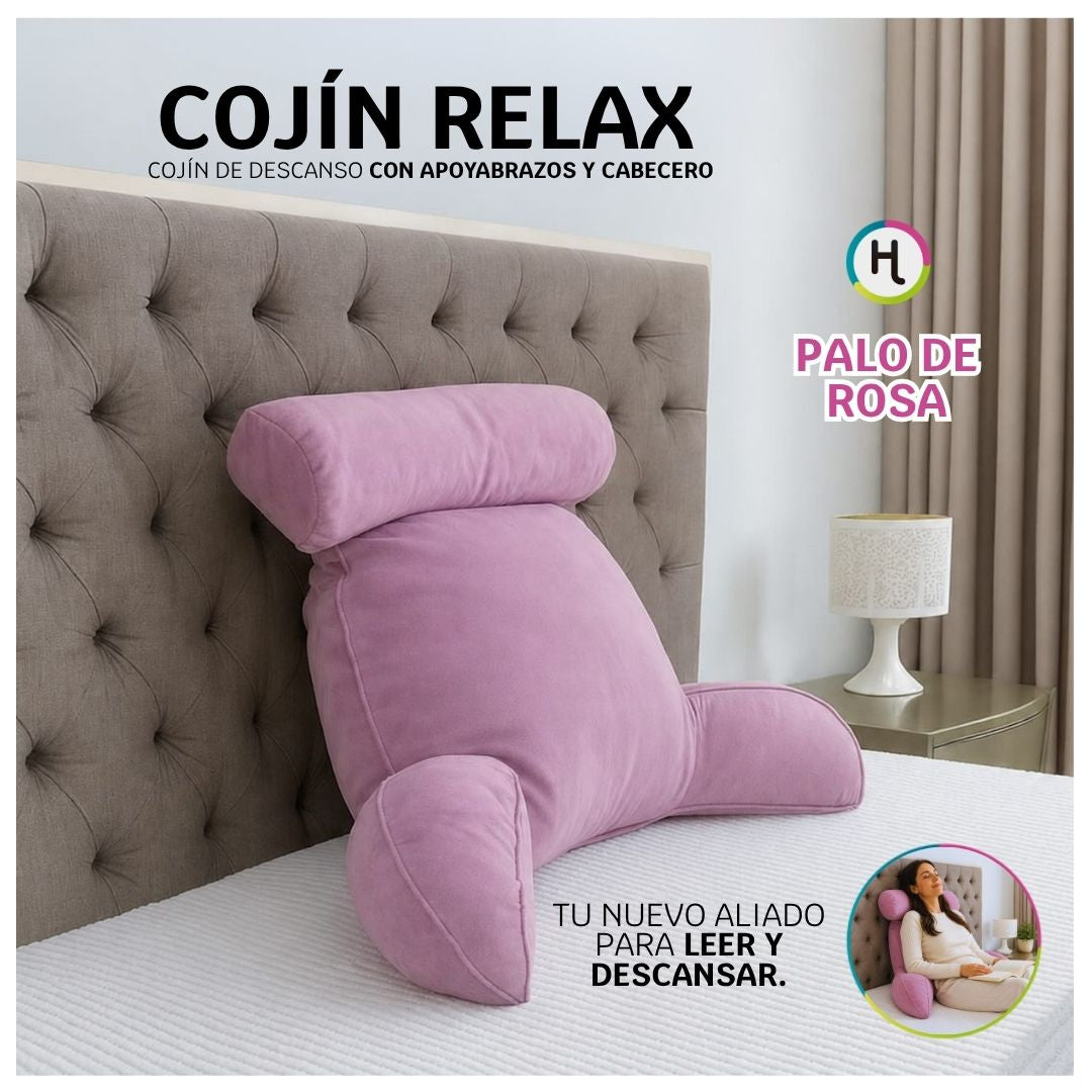 Cojín TV con Apoyabrazos y Cabecero Ergonómico