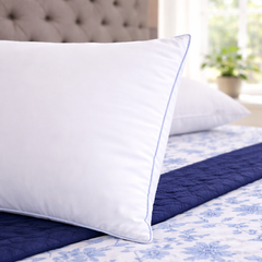 Almohada Sensación Pluma de Ganso - 100% Algodón y Antifluido