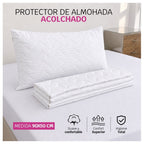 Protector Acolchado para Almohada  90x50 Con Cierre
