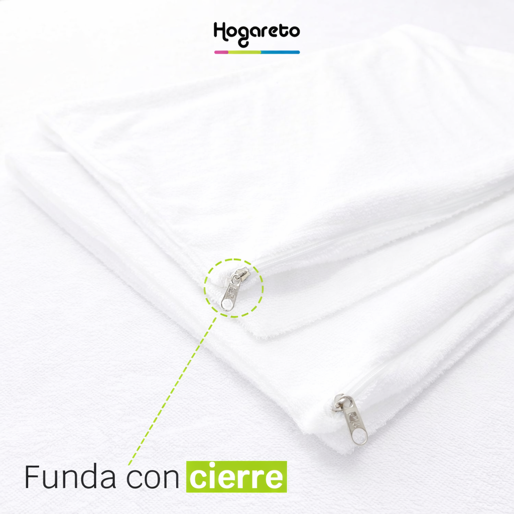 Set x 2 Protectores Impermeables Para Almohada 70x50 cm
