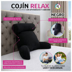 Cojín TV con Apoyabrazos y Cabecero Ergonómico