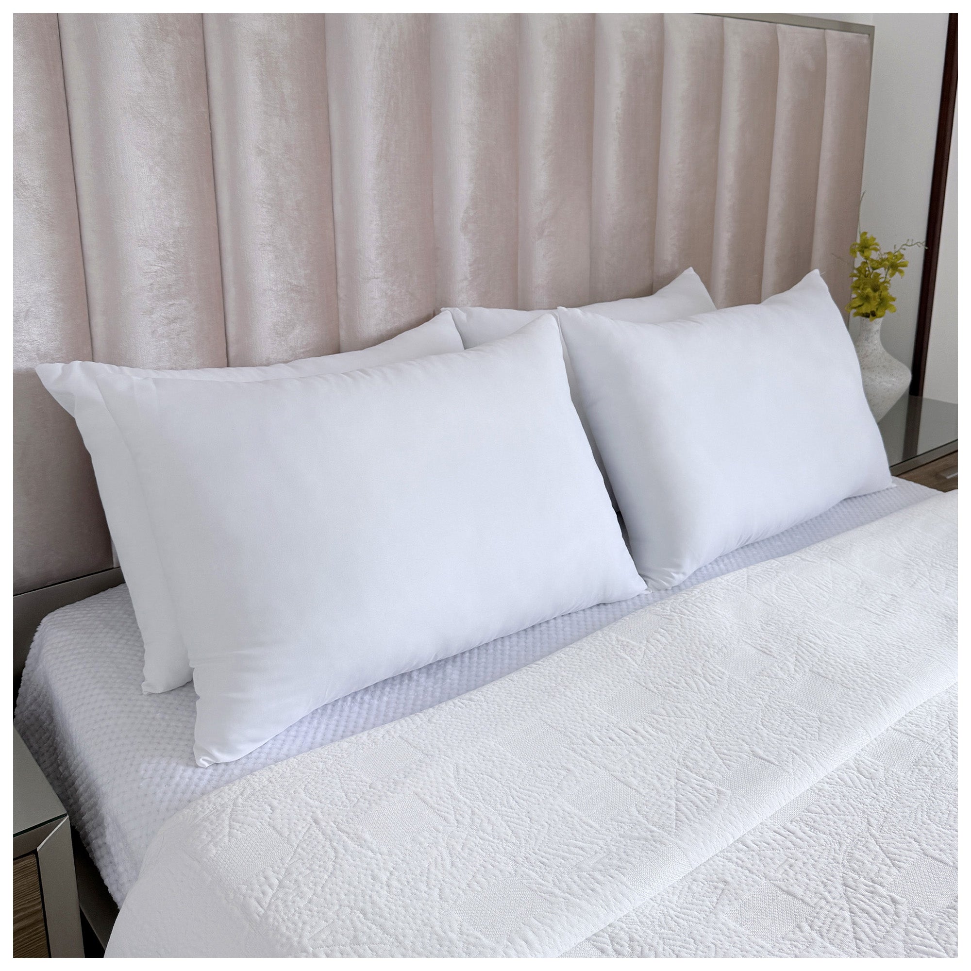 Pack Familiar de Almohadas: 100% Fibra Siliconada 70x50 cm