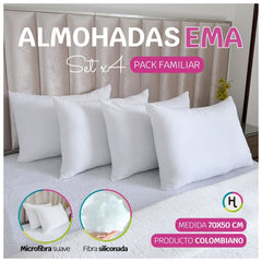 Almohadas EMA 70x50 - Pack Familiar