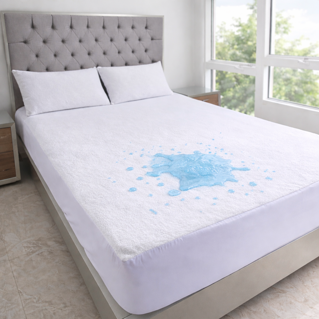 Protector de Colchón Impermeable Blanco + Protector de almohadas