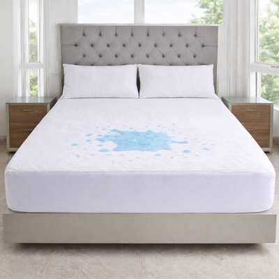 Protector de Colchón Impermeable Blanco