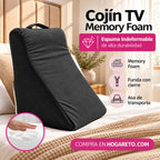 Cojín TV Triangular Memory Foam Espuma Indeformable De Alta Duración