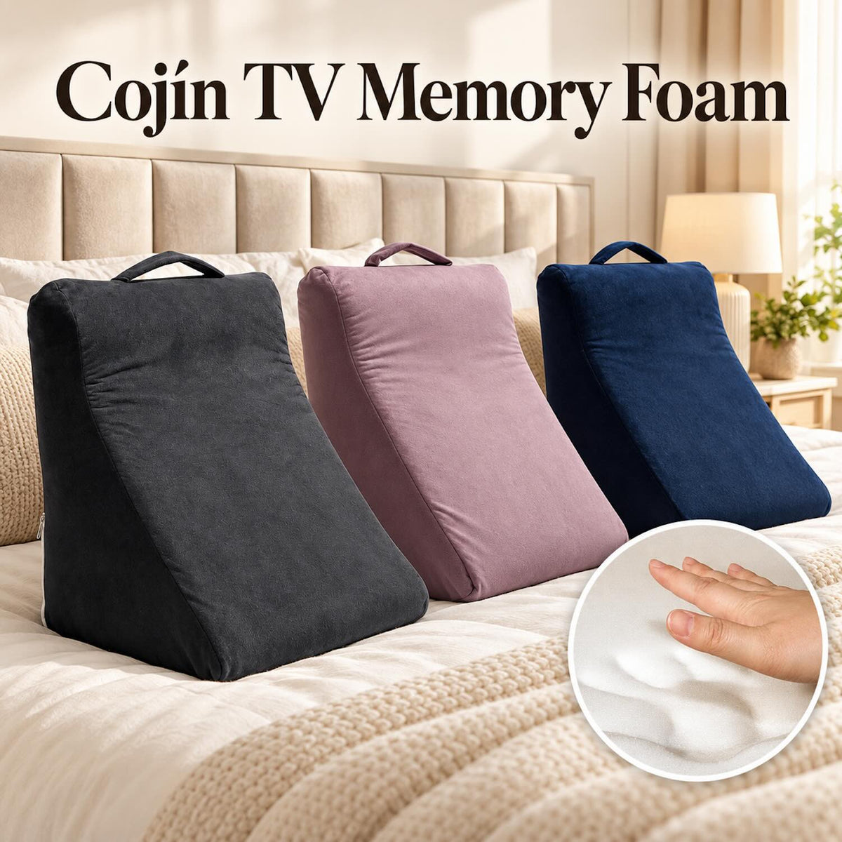 Cojín TV Memory Foam Premium – Comodidad y Soporte Duradero