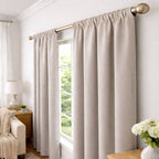 Cortinas 100% Blackout Taupe – Privacidad Total - 270x220cm