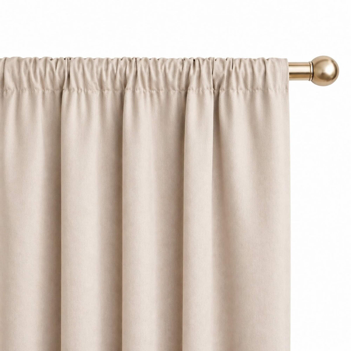 Cortinas 100% Blackout Taupe – Privacidad Total - 270x220cm
